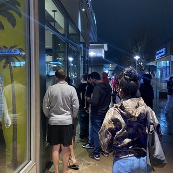 Chipotle Mexican Grill - The beginning of a massive crowd waiting for pick up orders - Mexican Near Me - Yonkers, New York
