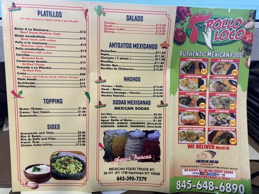 Menu photo 1 Tacos Pollo Loco Harriman, NY Menu photo 1 Tacos Pollo Loco Harriman, NY