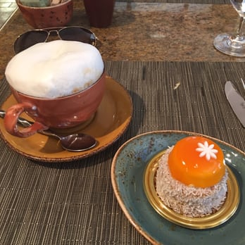 Pierrot Gourmet - Cappuccino and carrot cake. - Coffee & Tea Near Me - Chicago, Illinois Pierrot Gourmet - Cappuccino and carrot cake. - Coffee & Tea Near Me - Chicago, Illinois