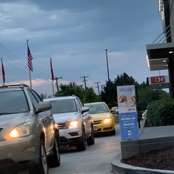 McDonald's - Long lines crowd in after 7pm (only 1 lane)