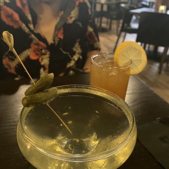 Oak - Pickle martini and old fashioned - New American Near Me - Laguna Beach, California Oak - Pickle martini and old fashioned - New American Near Me - Laguna Beach, California