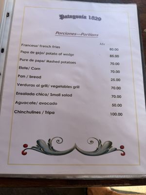 Menu photo 5 Patagonia 1829 Rosarito, BCN Menu photo 5 Patagonia 1829 Rosarito, BCN