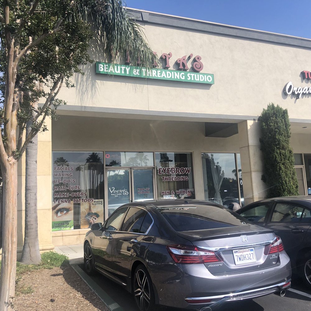 Vinita's Beauty and Threading Studio - exterior (same plaza as sushi damu, arbys and a huge pet store) - Threading Services Near Me - Tustin, California Vinita's Beauty and Threading Studio - exterior (same plaza as sushi damu, arbys and a huge pet store) - Threading Services Near Me - Tustin, California