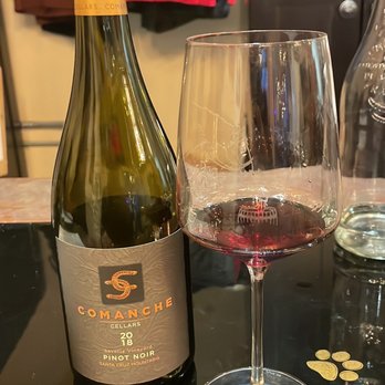 Comanche Cellars Wine Room - 2018 Pinot Noir - Wineries Near Me - Monterey, California