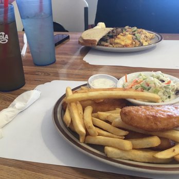 Grandpa's Kitchen - Fish & chips special & 4 egg veggie scramble - Breakfast & Brunch Near Me - Kingman, Arizona Grandpa's Kitchen - Fish & chips special & 4 egg veggie scramble - Breakfast & Brunch Near Me - Kingman, Arizona