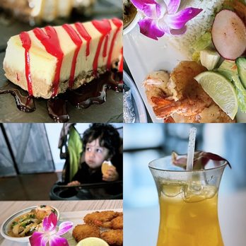 El Cuscatlan Restaurant - El Trio Shrimp Plate. Passion Fruit Drink. & Cheese Cake! - Salvadoran Near Me - Hercules, California