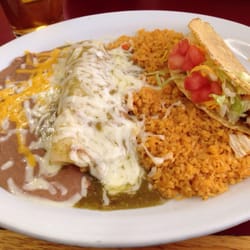 Fiesta Guadalajara - $7.99 Lunch special- enchilada, taco rice and beans