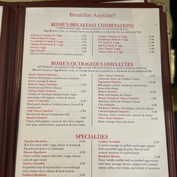 Rosie's Country Kitchen - Menu - Breakfast & Brunch Near Me - Citrus Heights, California Rosie's Country Kitchen - Menu - Breakfast & Brunch Near Me - Citrus Heights, California