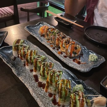 Nori - Dragon roll Volcano - Vegan Near Me - Austin, Texas Nori - Dragon roll Volcano - Vegan Near Me - Austin, Texas