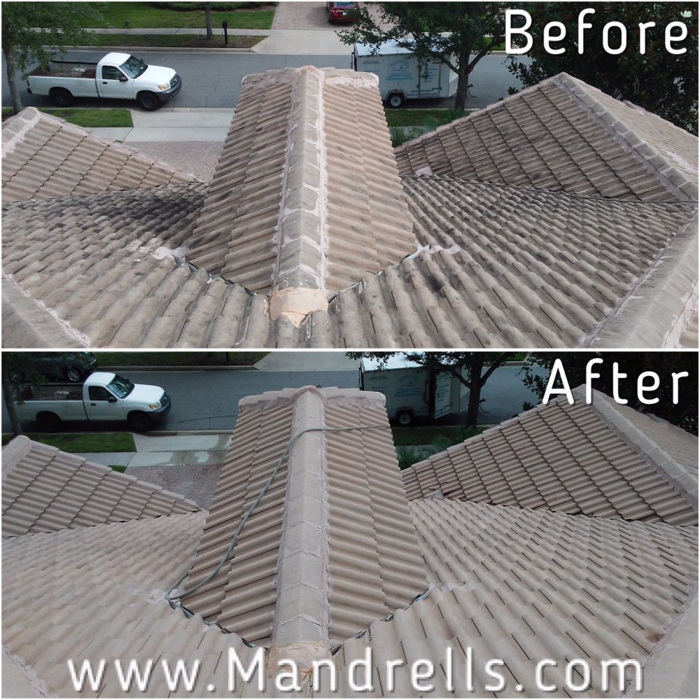 Slide of Mandrell's Pressure Cleaning