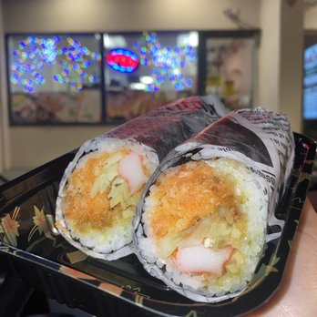 Sushi Express - 5. Spicy Salmon Burrito - Japanese Near Me - Deptford, New Jersey Sushi Express - 5. Spicy Salmon Burrito - Japanese Near Me - Deptford, New Jersey