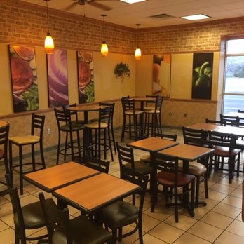 Subway - empty tables and chairs in a restaurant - Sandwiches Near Me - Socorro, New Mexico
