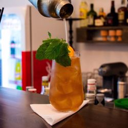 WoodHouse Lounge Ovocný trh - Our homemade ice tea