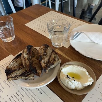 Homer - sourdough and whipped garlic - Mediterranean Near Me - Seattle, Washington