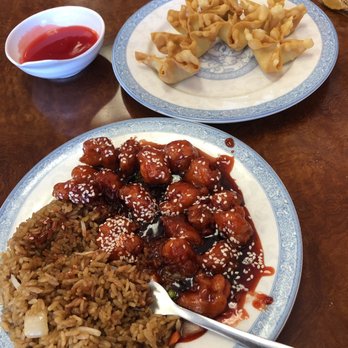 Grace Garden - 144. Sesame Chicken with crab rangoons - Chinese Near Me - Gilbert, Arizona Grace Garden - 144. Sesame Chicken with crab rangoons - Chinese Near Me - Gilbert, Arizona