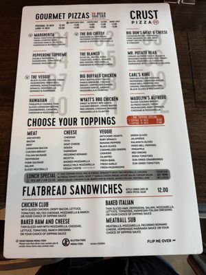 Menu photo 2 Crust Pizza Co - The Heights Houston, TX