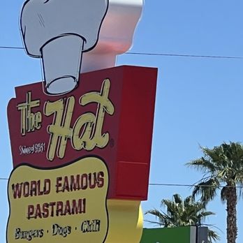 The Hat - Sign - Burgers Near Me - Las Vegas, Nevada