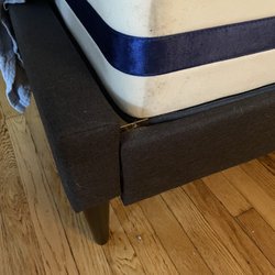 Northern Furniture Market - Bed broke as soon as the mattress was placed on it. I mean it basically blew up completely, it's unusable.