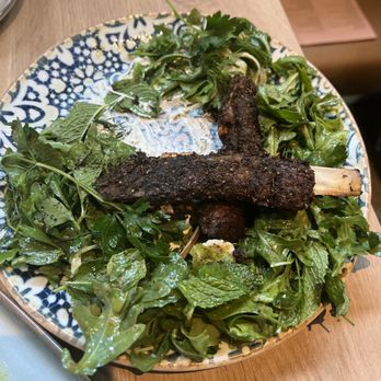 Ladino - Lamb ribs and salad - Mediterranean Near Me - San Antonio, Texas