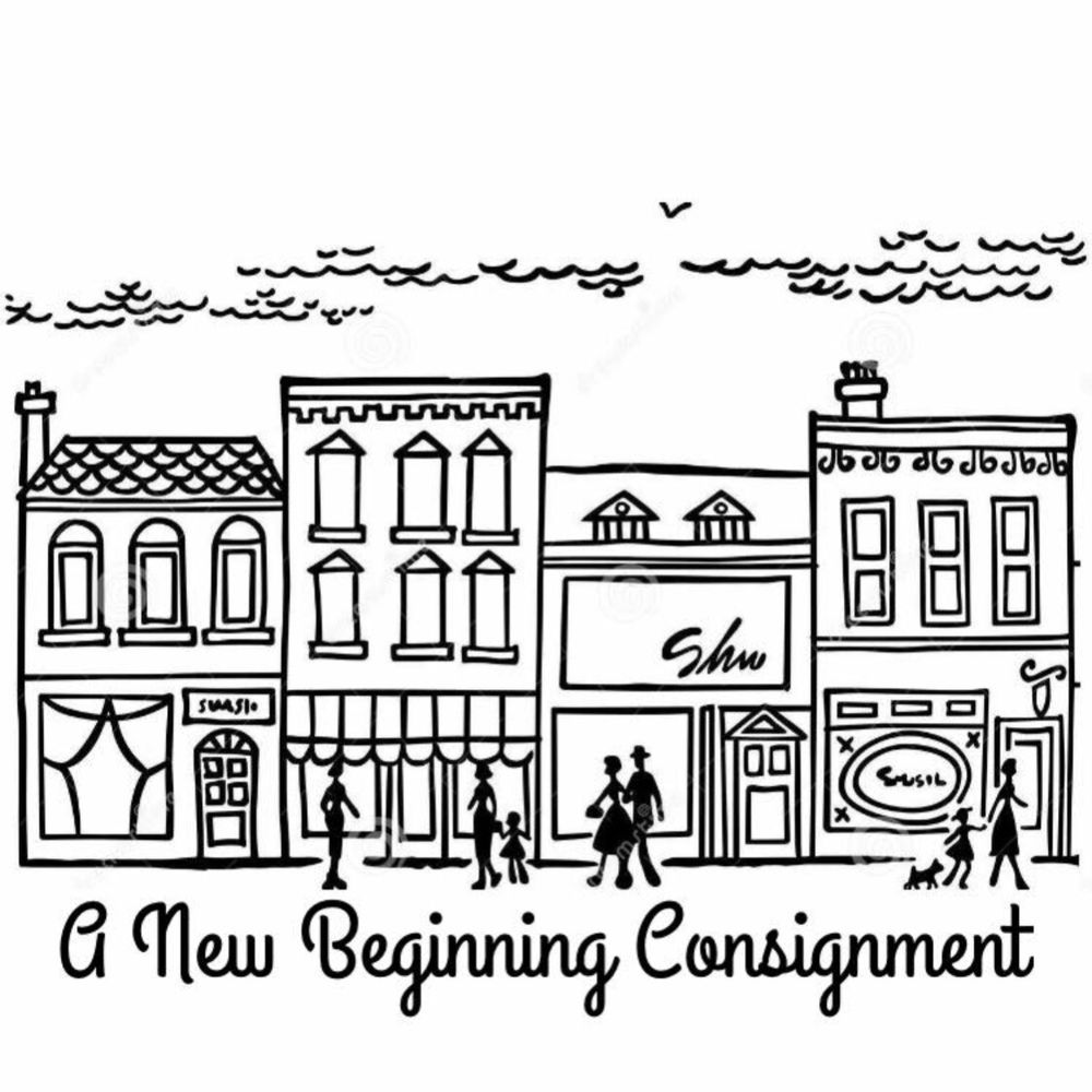 A New Beginning - Storefront Sign - Used, Vintage & Consignment Near Me - Hartford, Kentucky