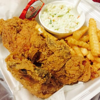 Chicken King Nations Ford - 3 Piece Fried Chicken with Cole Slaw and Fries! - Southern Near Me - Charlotte, North Carolina Chicken King Nations Ford - 3 Piece Fried Chicken with Cole Slaw and Fries! - Southern Near Me - Charlotte, North Carolina