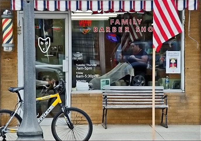 Eaker's Family Barber Shop Logo