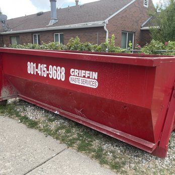 Griffin Waste Services - Excellent placement too! - Dumpster Rental Near Me - Sandy, Utah Griffin Waste Services - Excellent placement too! - Dumpster Rental Near Me - Sandy, Utah