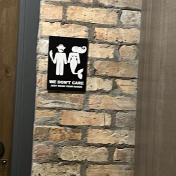 Fish City Grill - Inclusive bathroom sign - Seafood Near Me - San Antonio, Texas