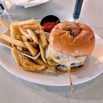 Slater's 50/50 - The Original 50:50 Burger (double patty) - Burgers Near Me - Las Vegas, Nevada Slater's 50/50 - The Original 50:50 Burger (double patty) - Burgers Near Me - Las Vegas, Nevada