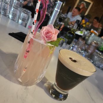Mandarin Heights - I told the bartender "make me the prettiest drink on the menu"... and an espresso martini lol - Cocktail Bars Near Me - Tampa, Florida