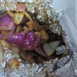 Suyastop - Half suya, half onions.