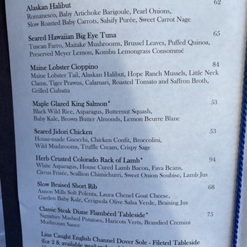 The Stonehouse Restaurant - Menu - New American Near Me - Santa Barbara, California