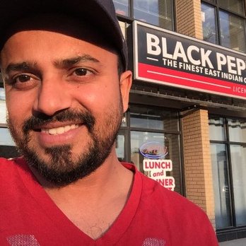 Black Pepper - a man in front of a restaurant - Indian Near Me - Saskatoon, Saskatchewan Black Pepper - a man in front of a restaurant - Indian Near Me - Saskatoon, Saskatchewan