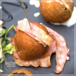 B-Factory - Polpetta di Black Angus con bacon e funghi