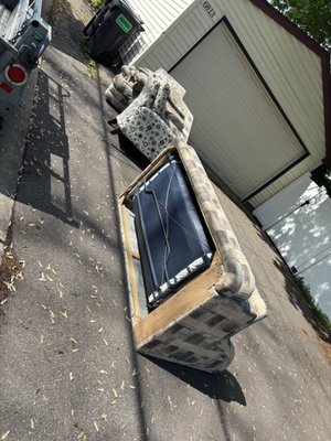 Furniture removal - Remove unwanted items from customer’s property, including loading, hauling, and disposal. Service provided by Richfield-Edina Junk Removal with fast response times, affordable pricing, and professional service. Free estimates and flexible scheduling available.