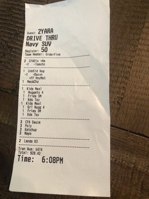 Menu photo 2 Chick-fil-A Austin, TX