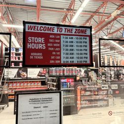 AutoZone Auto Parts - Store hours