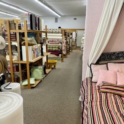 Instock Fabrics - Even drapery.