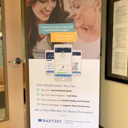 Baptist Memorial Rehabilitation Hospital - Front Door Poster