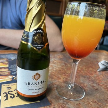 Black Bear Diner - Sunset mimosa with orange and raspberry juice - Diners Near Me - Colma, California Black Bear Diner - Sunset mimosa with orange and raspberry juice - Diners Near Me - Colma, California