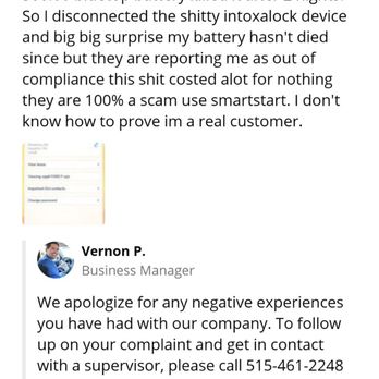 Intoxalock - Not a real response called several times left messages on both numbers no call back. - Auto Security Near Me - Urbandale, Iowa Intoxalock - Not a real response called several times left messages on both numbers no call back. - Auto Security Near Me - Urbandale, Iowa