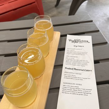 Ponderosa Cider - Taster board - Cideries Near Me - Auburn, California Ponderosa Cider - Taster board - Cideries Near Me - Auburn, California