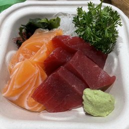 Sashimi Appetizer - very generous! (We got tuna and salmon.)