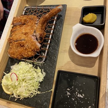 Saku - Tomahawk Katsu (ordered by a friend) - Japanese Near Me - Vancouver, British Columbia Saku - Tomahawk Katsu (ordered by a friend) - Japanese Near Me - Vancouver, British Columbia