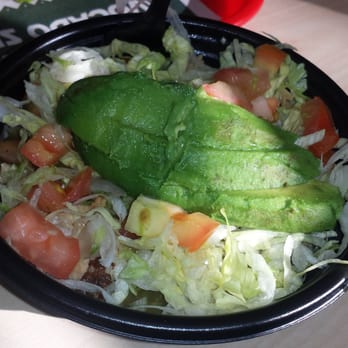 Del Taco - Chicken green chili avacado Fresca bowl - Mexican Near Me - Irvine, California
