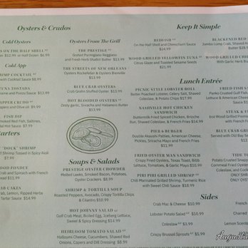 Pier 6 - Menu - Seafood Near Me - San Leon, Texas