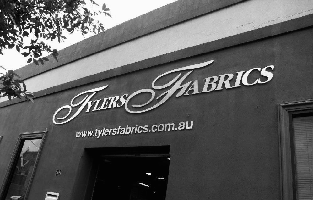 TYLER’S FABRICS Updated August 2024 58 Cremorne St, Cremorne