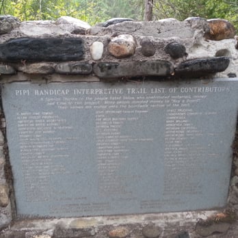 Pipi Campground - plaque - Campgrounds Near Me Pipi Campground - plaque - Campgrounds Near Me