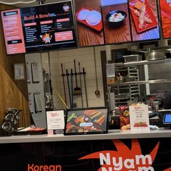 Self order kiosk or order with the cashier