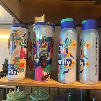 Starbucks - New drink ware - check out the focus on community!!! - Coffee & Tea Near Me - Lakemoor, Illinois Starbucks - New drink ware - check out the focus on community!!! - Coffee & Tea Near Me - Lakemoor, Illinois